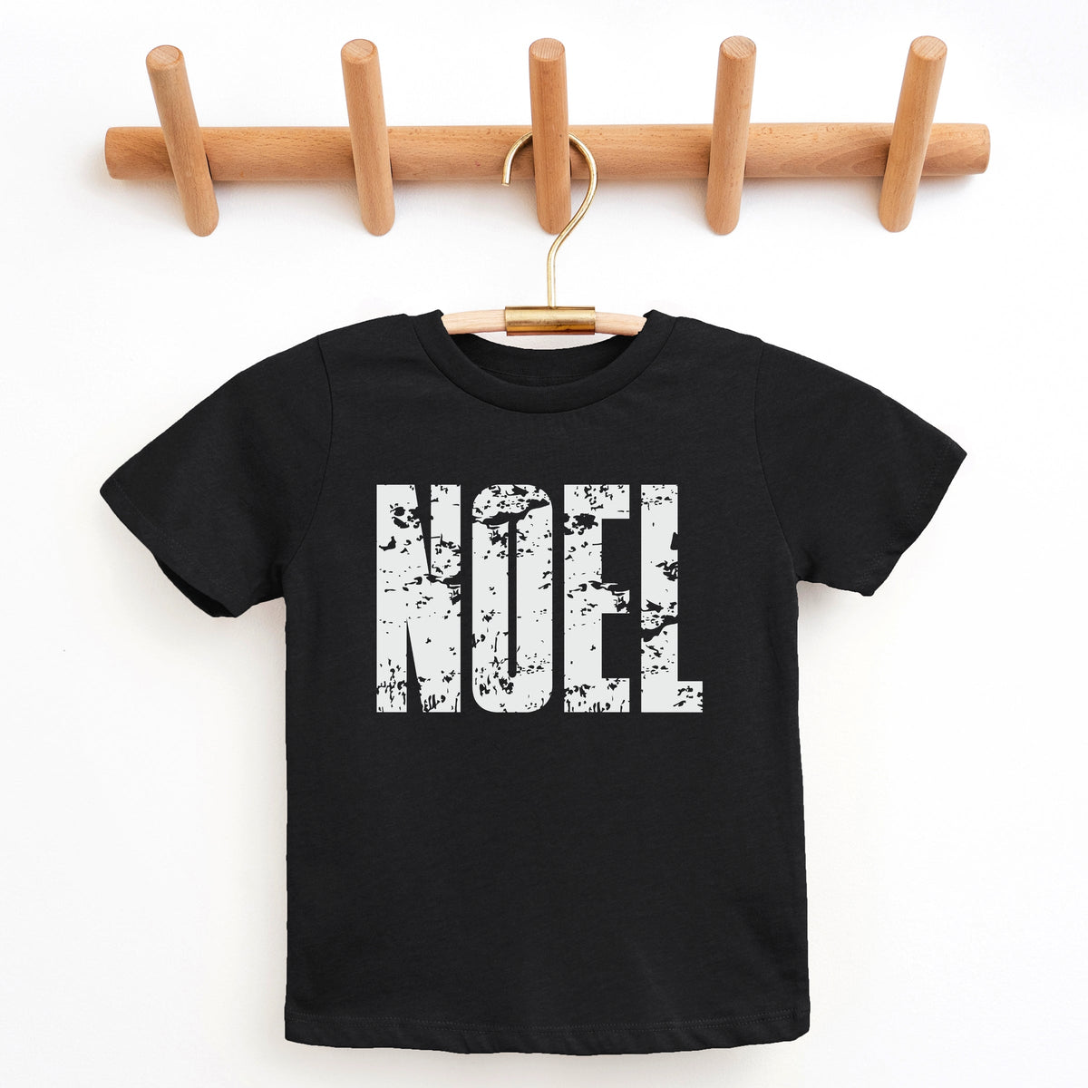 Noel Block Distressed - Youth Short Sleeve Graphic T-Shirt