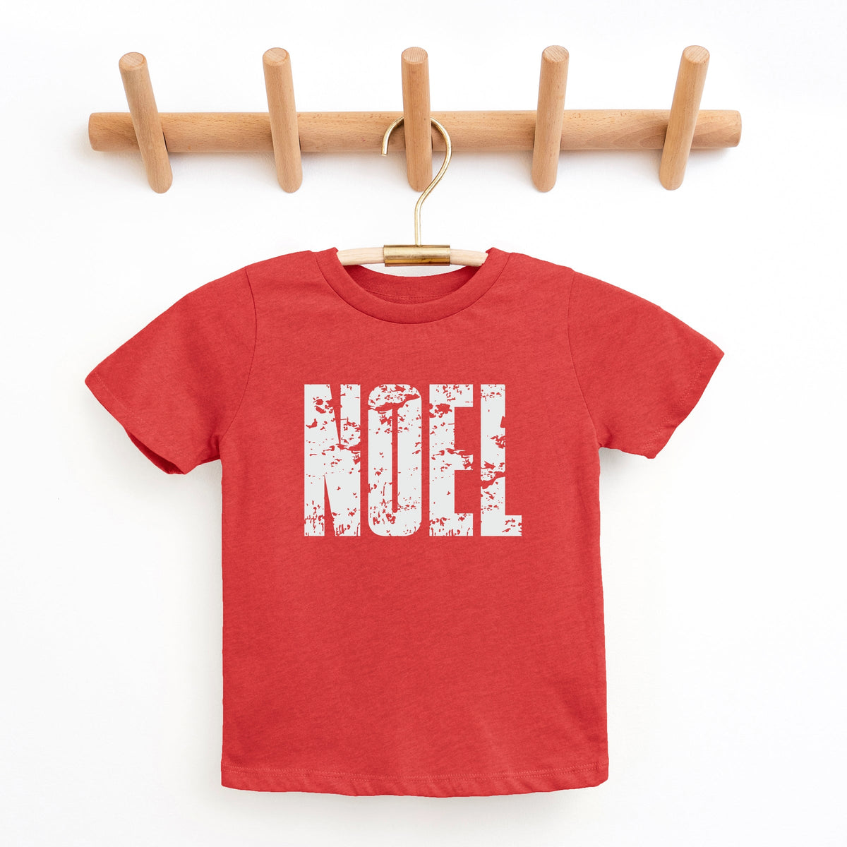 Noel Block Distressed - Youth Short Sleeve Graphic T-Shirt