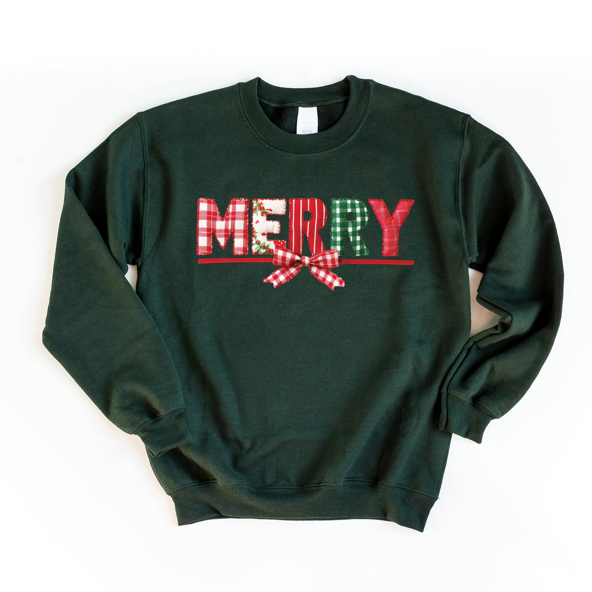 Merry Pattern Quilted Print - Women's Graphic Sweatshirt