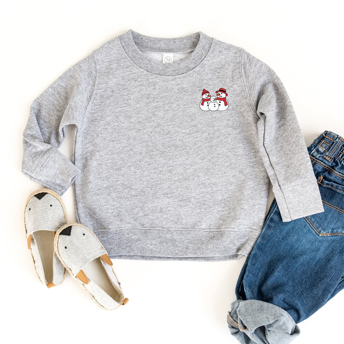 Snowman Family - Toddler Graphic Sweatshirt