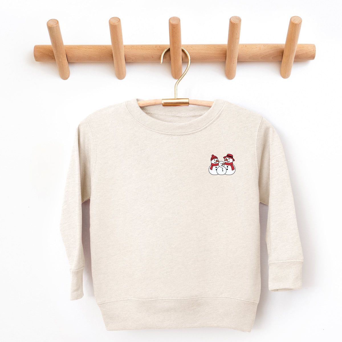 Snowman Family - Toddler Graphic Sweatshirt