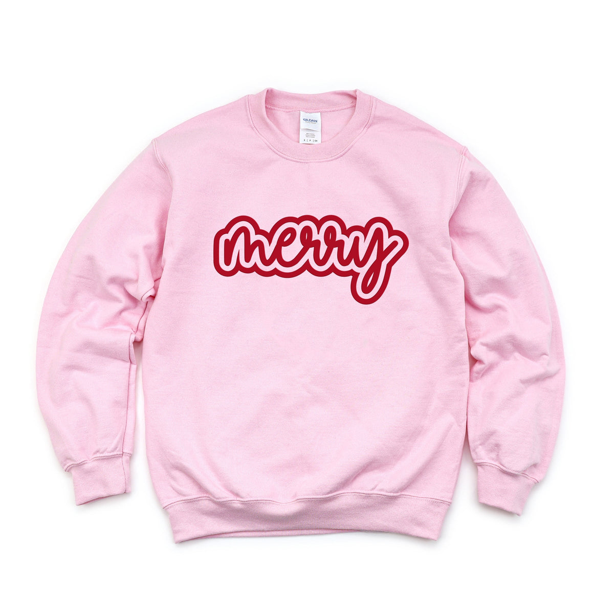 Merry Outline Puff - Women's Graphic Sweatshirt