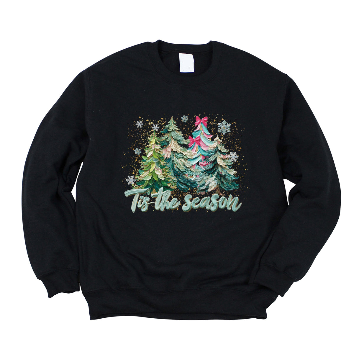 Tis The Season Painted Trees - Women's Graphic Sweatshirt