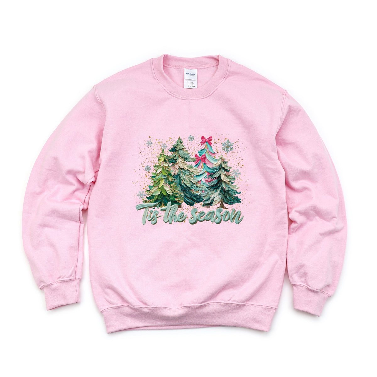 Tis The Season Painted Trees - Women's Graphic Sweatshirt