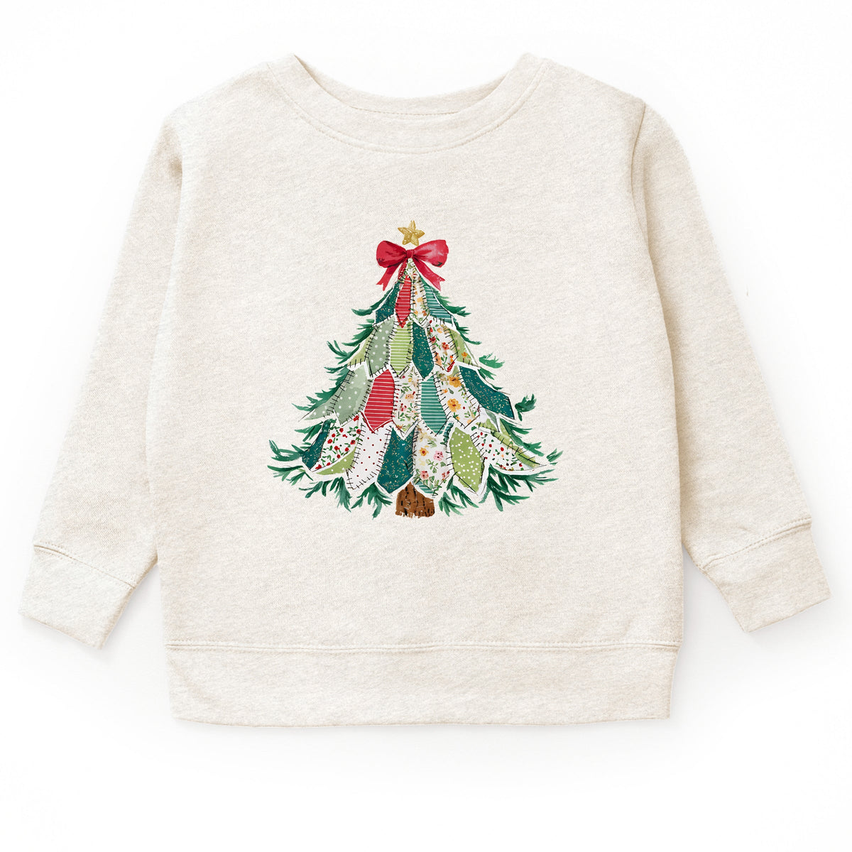 Christmas Tree Stitched - Youth Graphic Sweatshirt