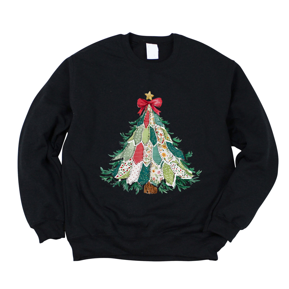 Christmas Tree Stitched - Women's Graphic Sweatshirt