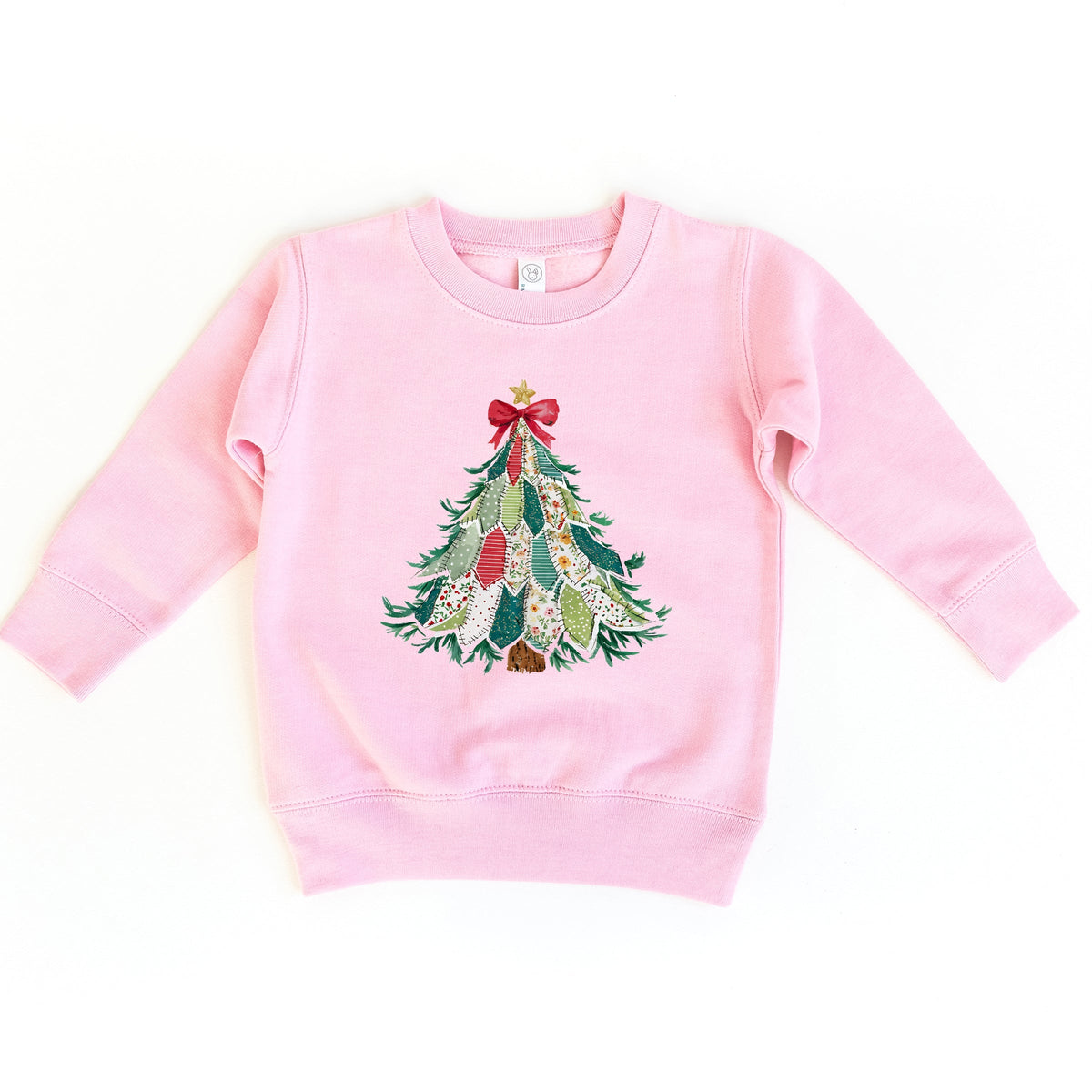 Christmas Tree Stitched - Toddler Graphic Sweatshirt