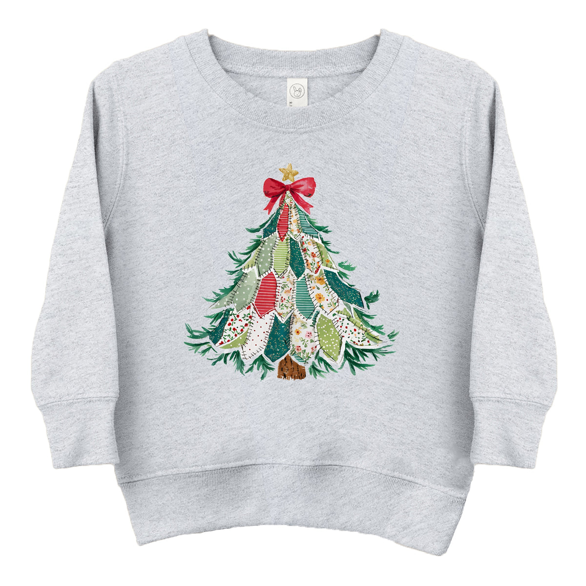 Christmas Tree Stitched - Toddler Graphic Sweatshirt