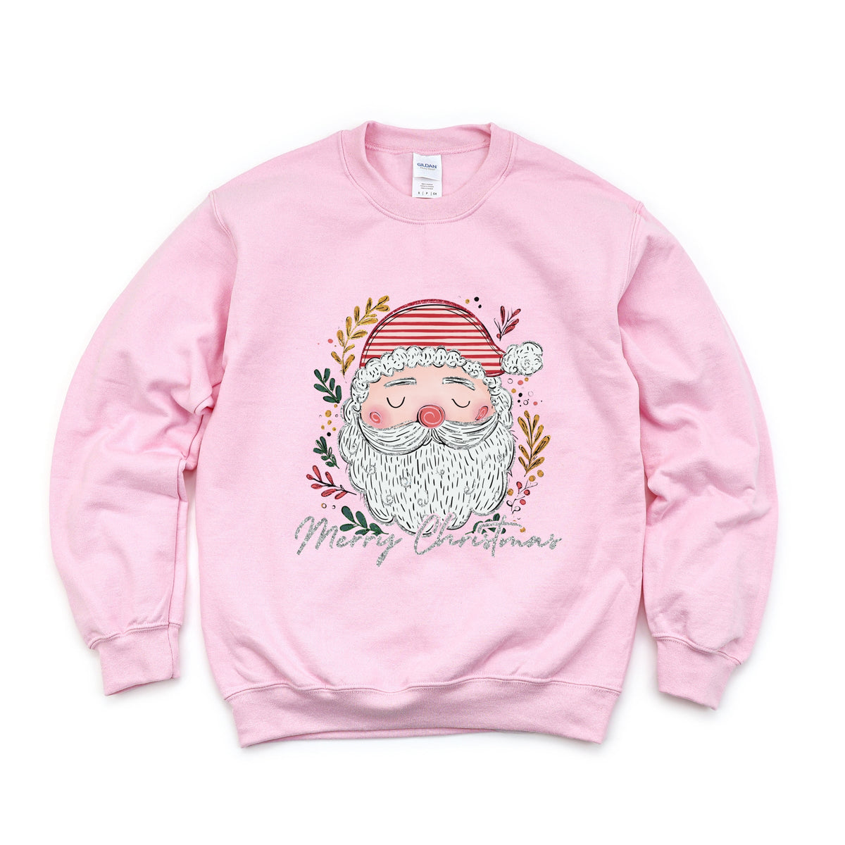 Merry Christmas Santa Stripes - Women's Graphic Sweatshirt
