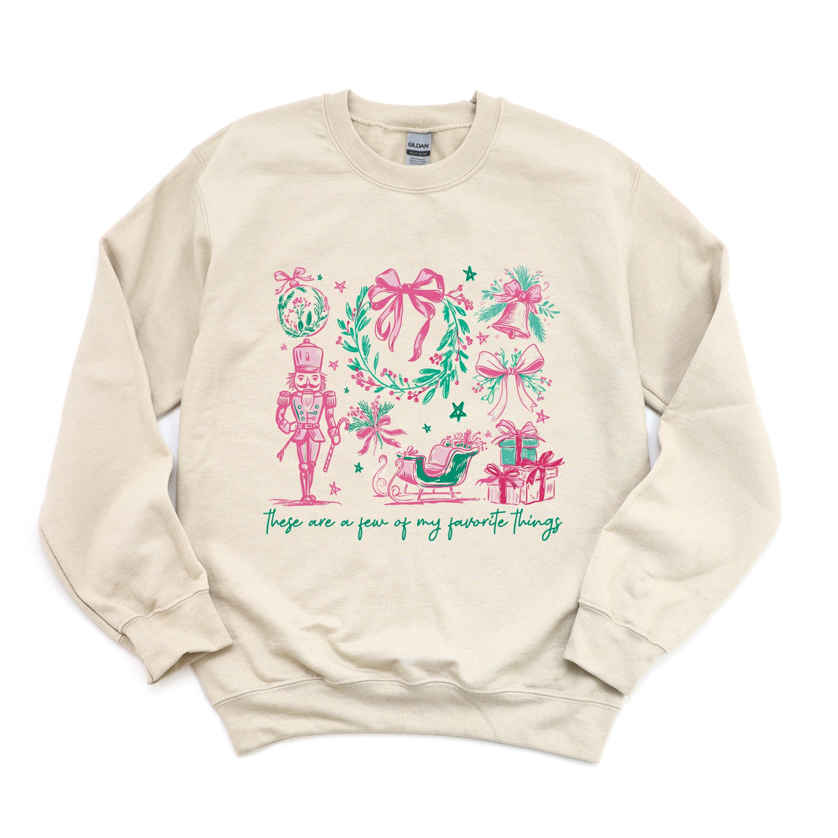 These Are A Few Of My Favorite Things Coquette - Women's Graphic Sweatshirt