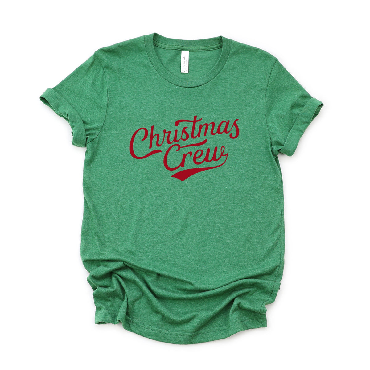 Christmas Crew Cursive - Women's Short Sleeve Graphic T-Shirt