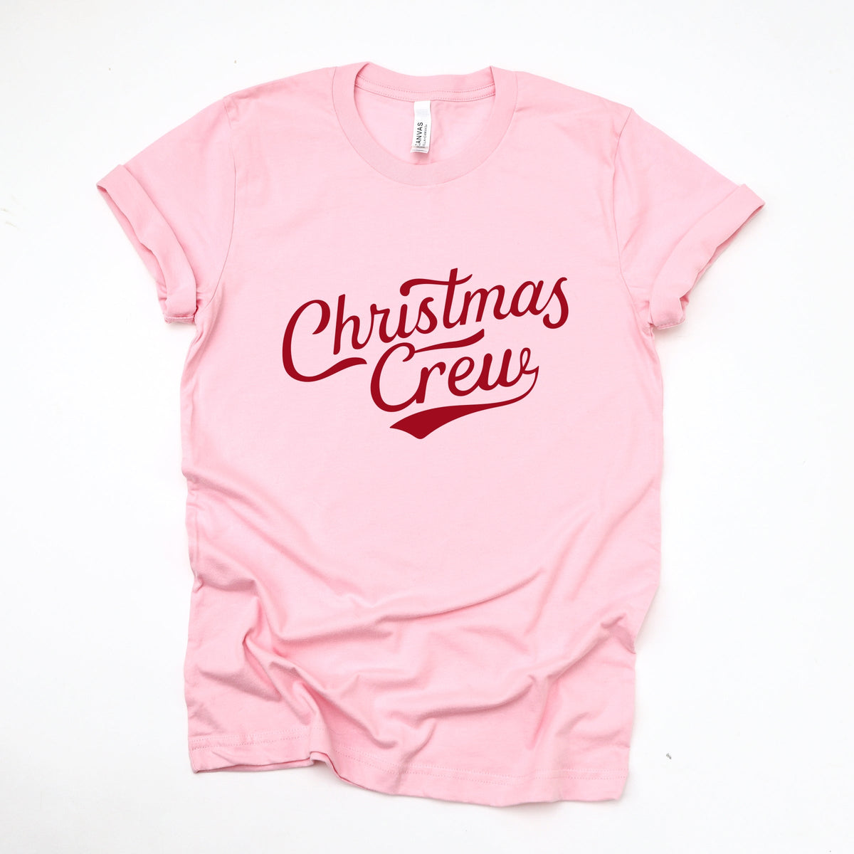Christmas Crew Cursive - Women's Short Sleeve Graphic T-Shirt