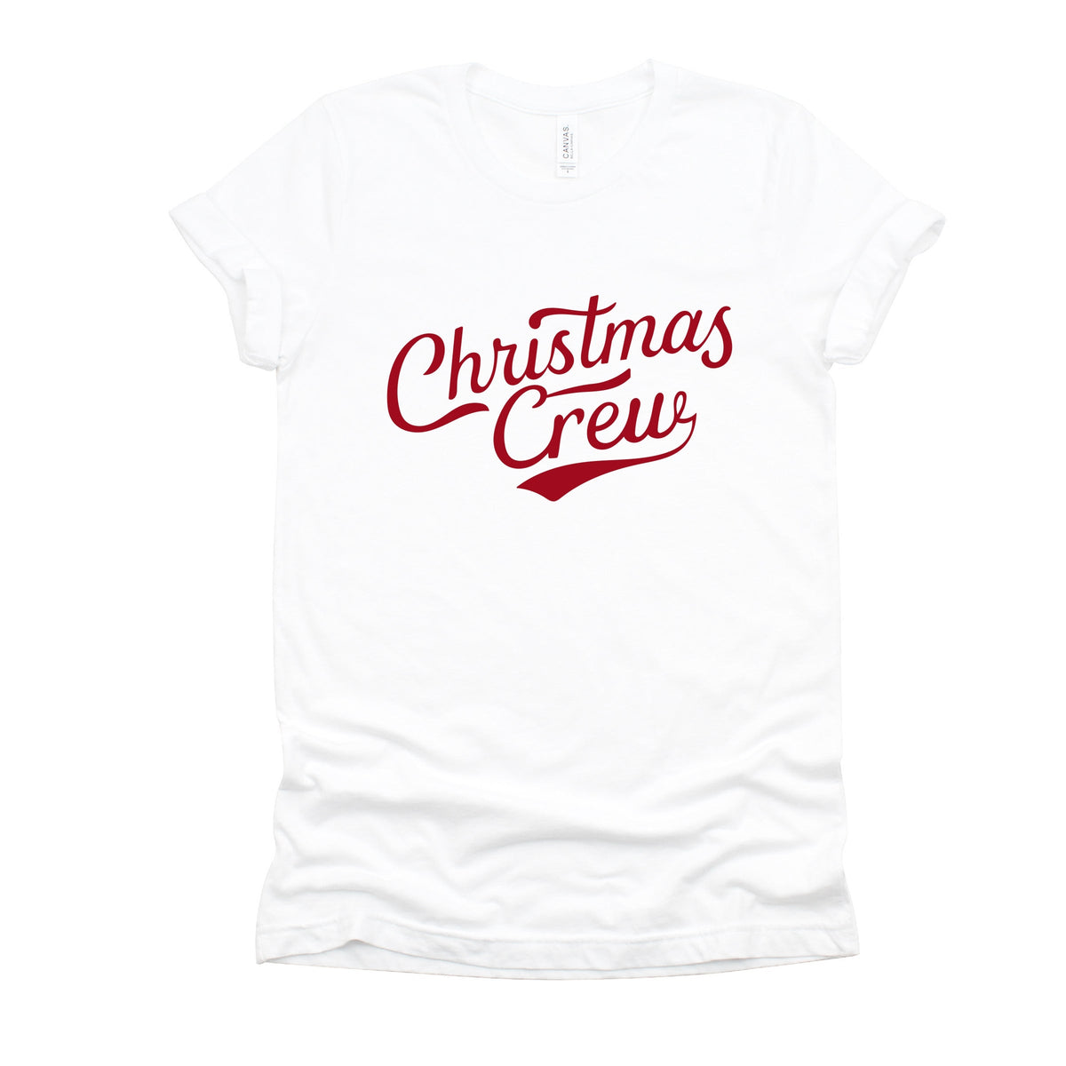 Christmas Crew Cursive - Women's Short Sleeve Graphic T-Shirt
