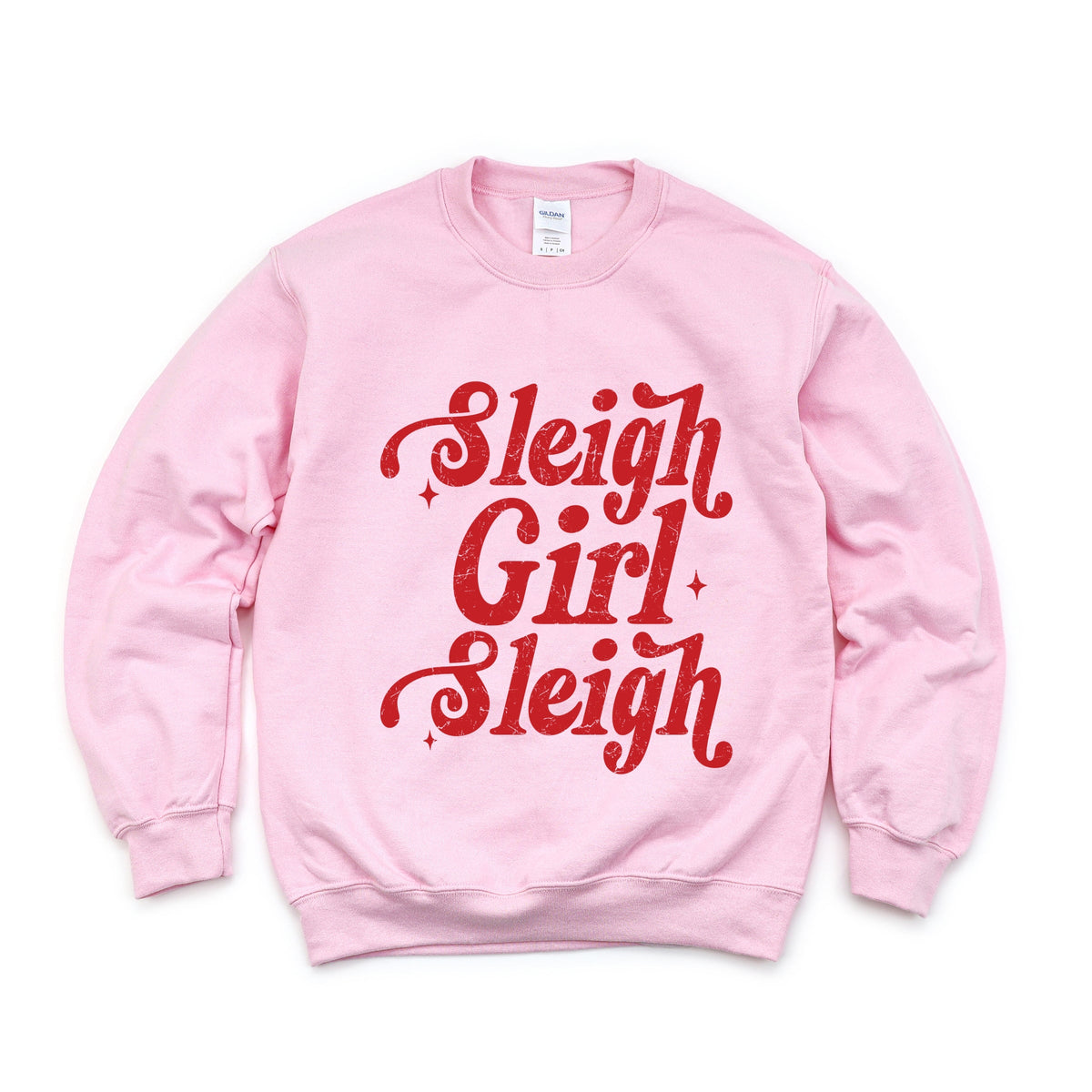 Sleigh Girl Sleigh Sparkle Distressed - Women's Graphic Sweatshirt