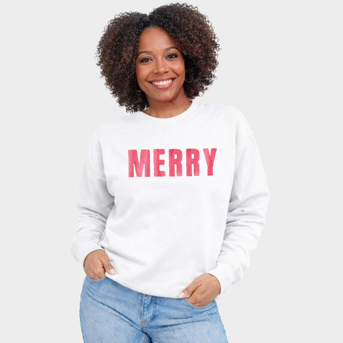 Merry Watercolor - Women's Graphic Sweatshirt