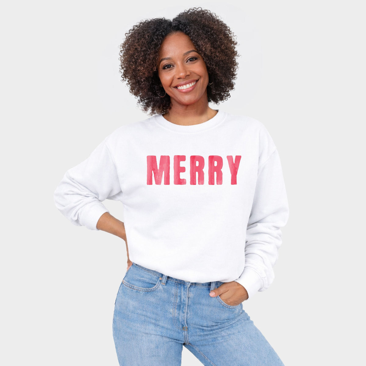 Merry Watercolor - Women's Graphic Sweatshirt