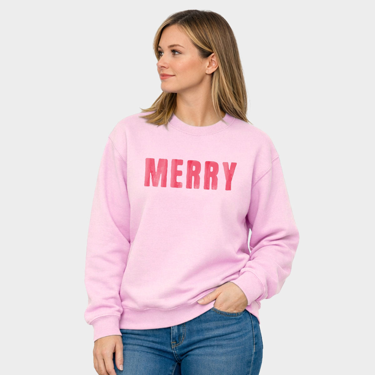 Merry Watercolor - Women's Graphic Sweatshirt