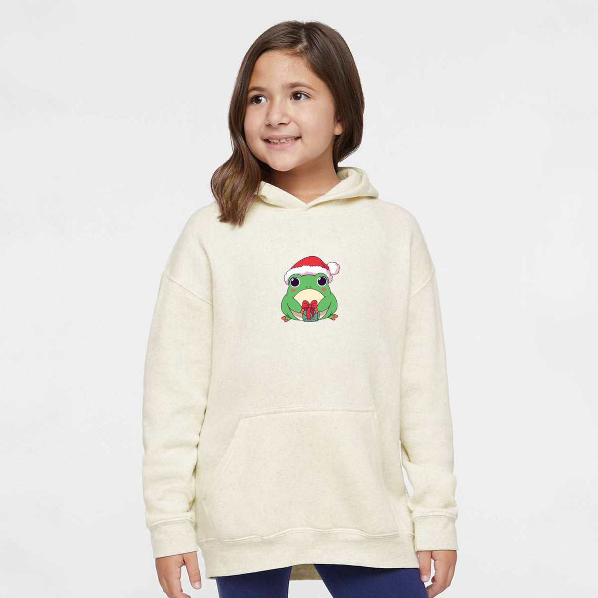 Christmas Frog - Youth Graphic Hoodie