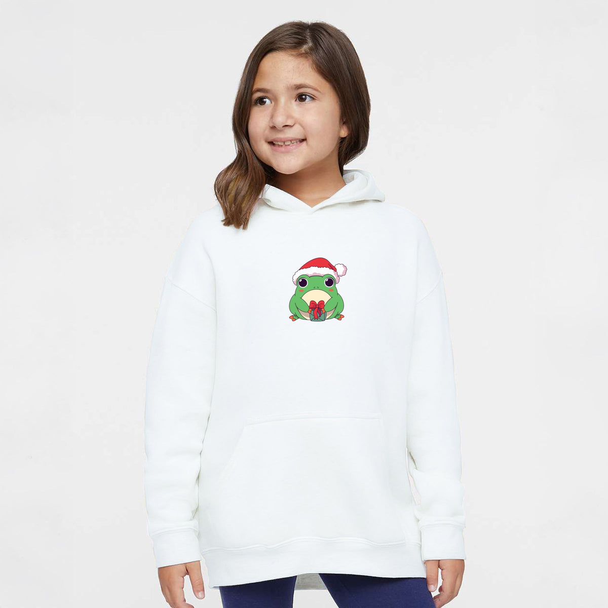 Christmas Frog - Youth Graphic Hoodie