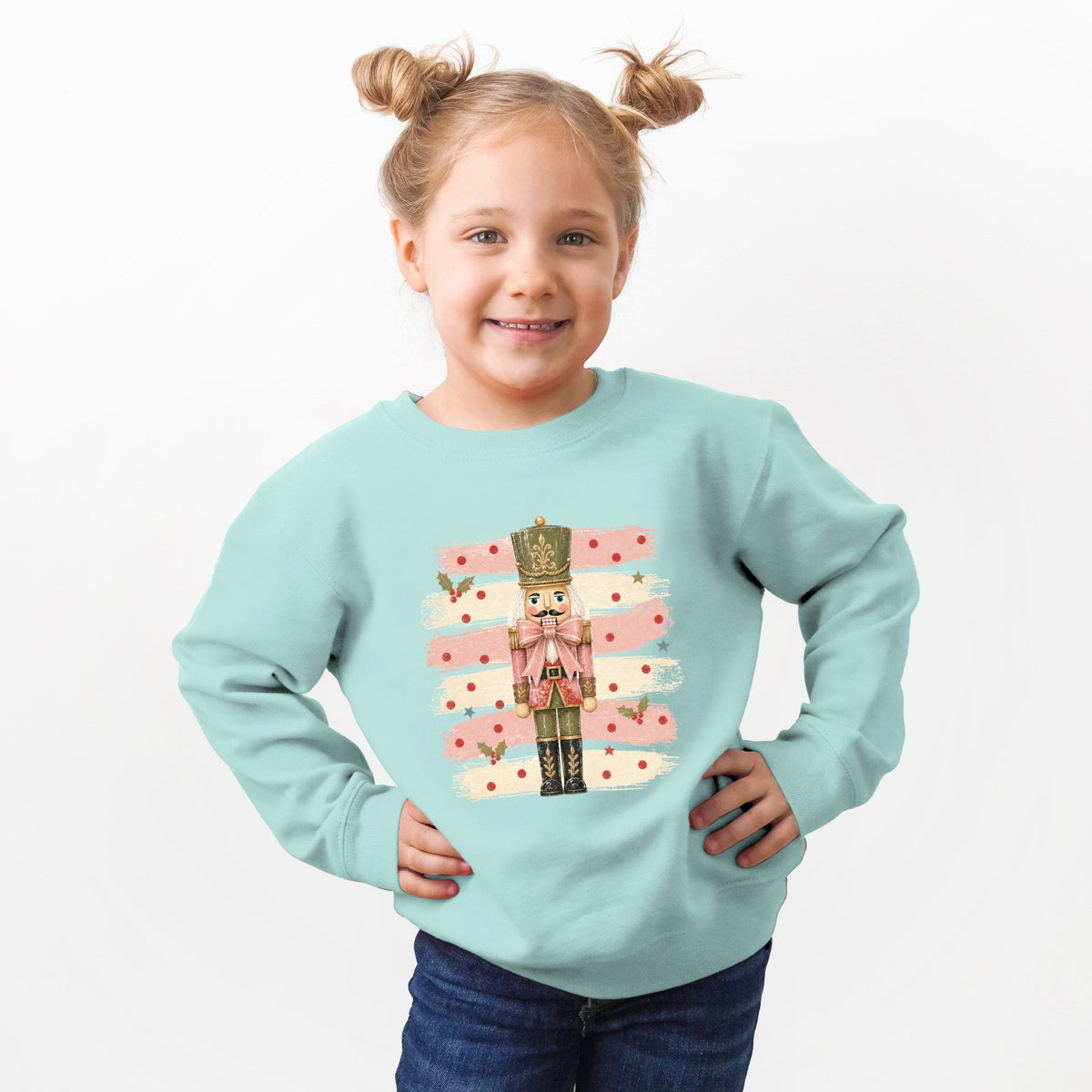 Nutcracker Stripes and Polka Dots - Toddler Graphic Sweatshirt