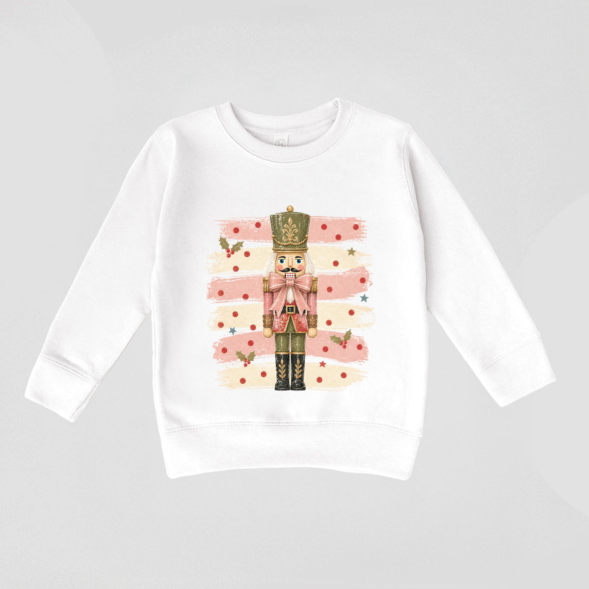Nutcracker Stripes and Polka Dots - Toddler Graphic Sweatshirt