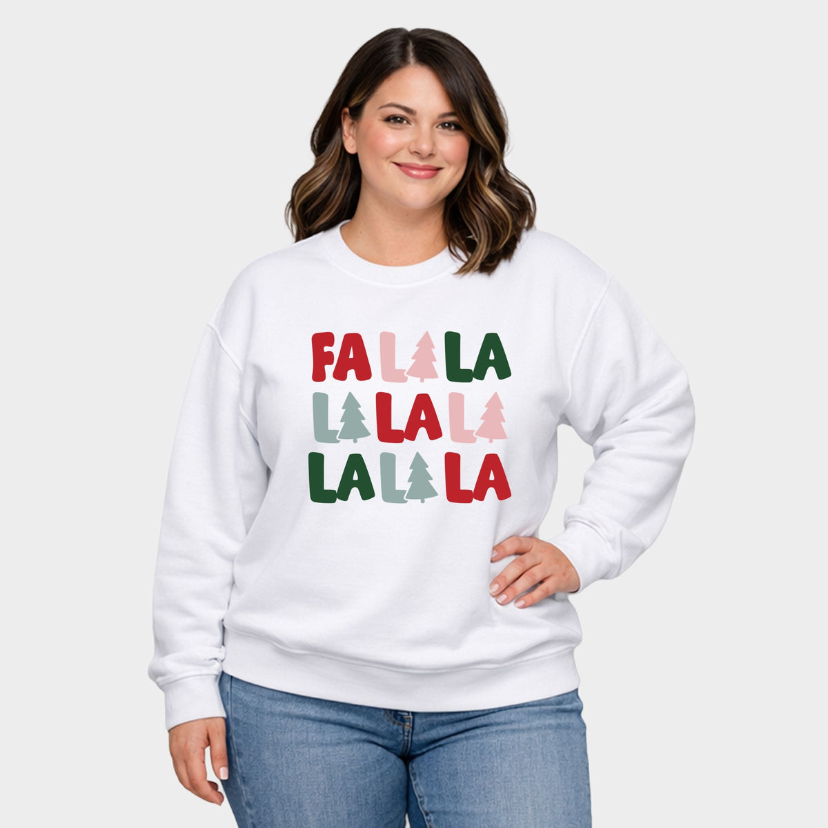 Fa La La Trees - Women's Plus Sweatshirt