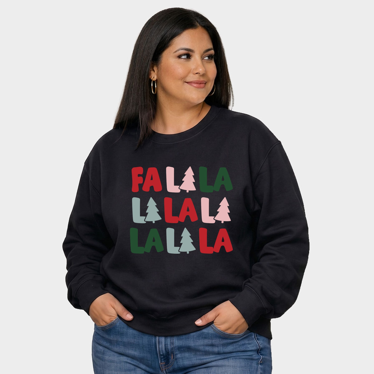 Fa La La Trees - Women's Plus Sweatshirt