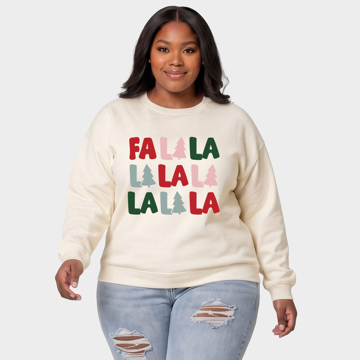 Fa La La Trees - Women's Plus Sweatshirt