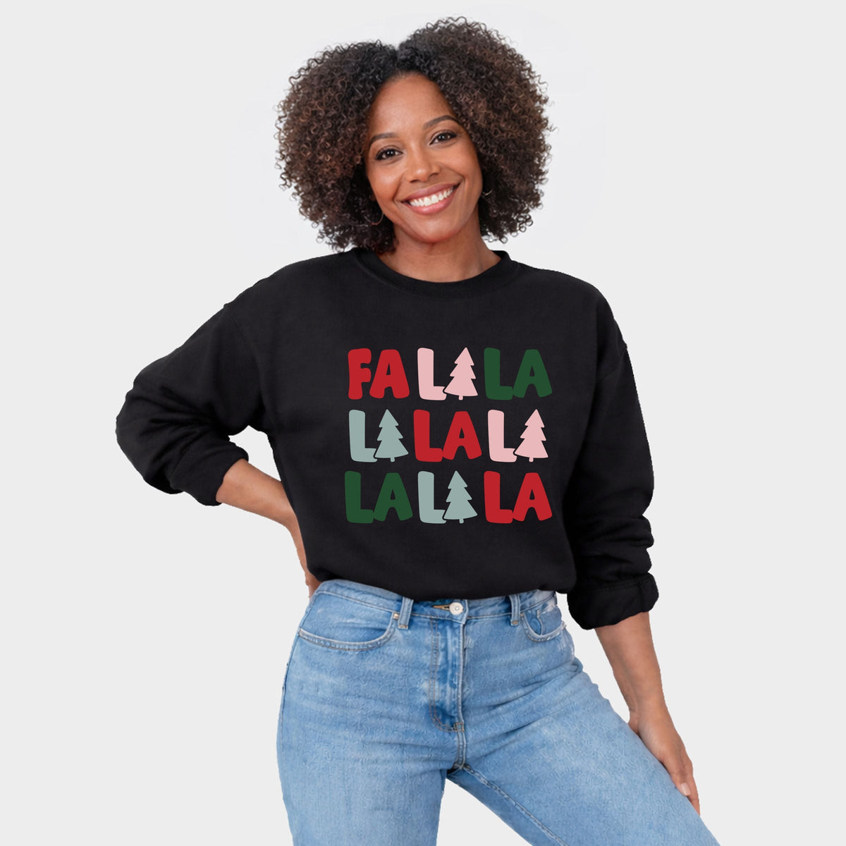 Fa La La Trees - Women's Graphic Sweatshirt