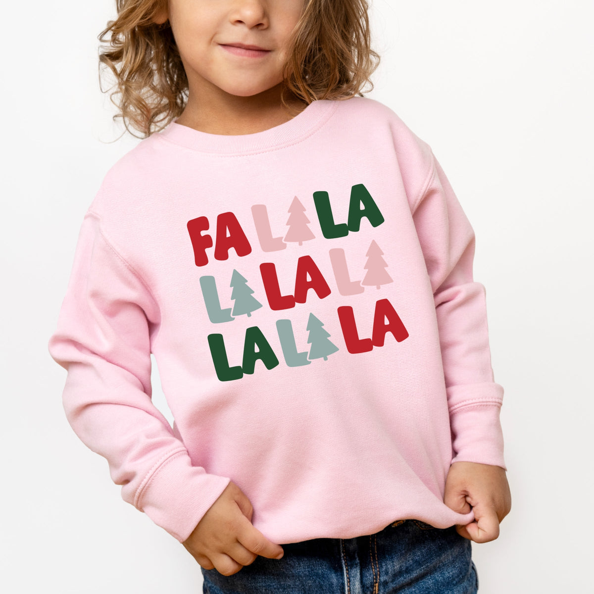 Fa La La Trees - Toddler Graphic Sweatshirt