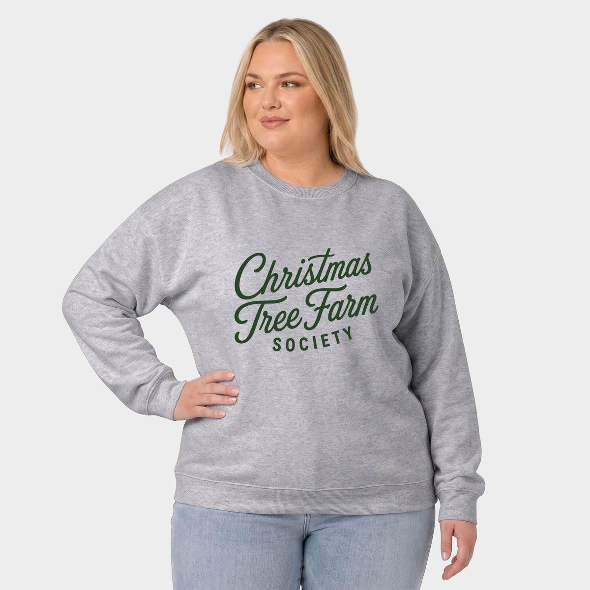 Christmas Tree Farm Society - Women's Plus Sweatshirt
