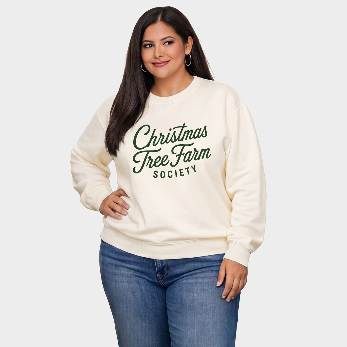 Christmas Tree Farm Society - Women's Plus Sweatshirt