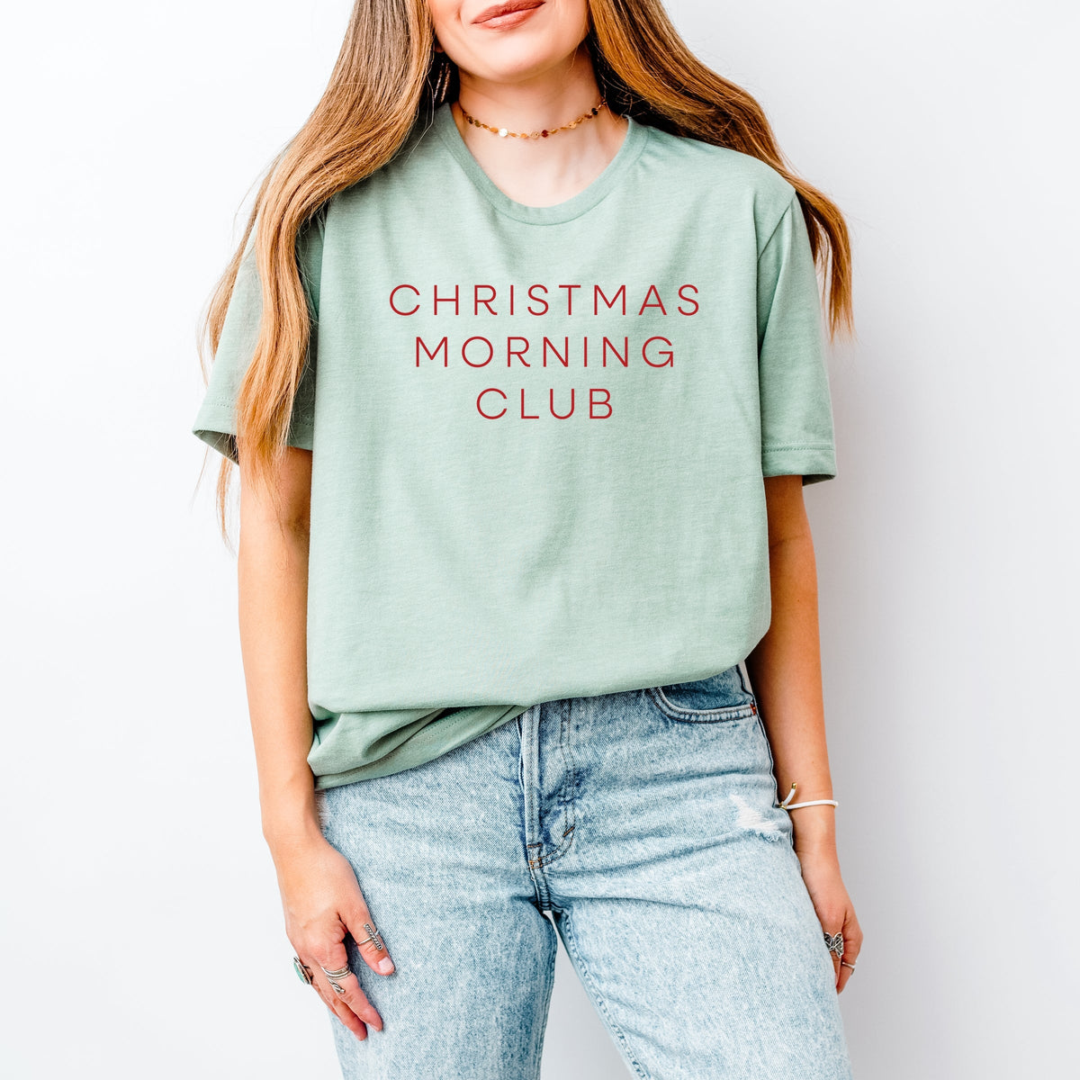 Christmas Morning Club - Women's Short Sleeve Graphic T-Shirt
