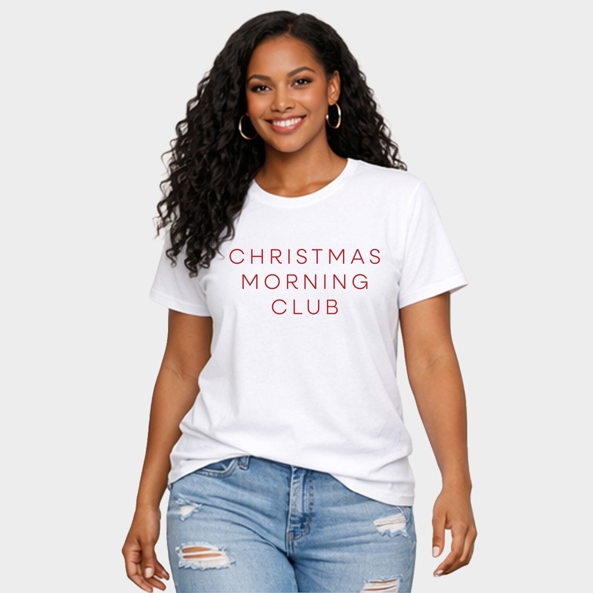 Christmas Morning Club - Women's Short Sleeve Graphic T-Shirt