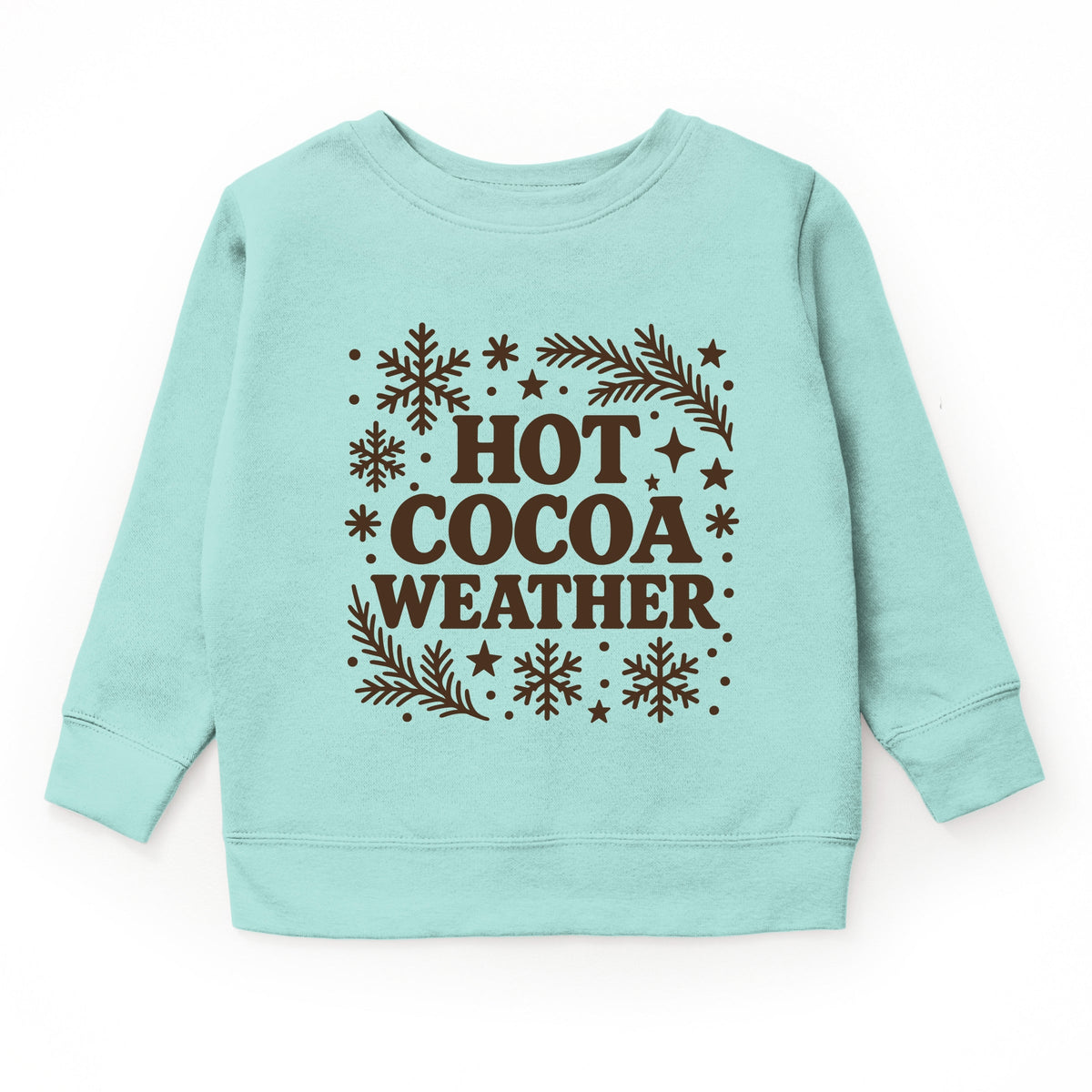 Hot Cocoa Weather Snowflakes - Youth Graphic Sweatshirt
