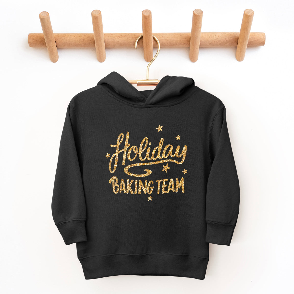 Holiday Baking Team Glitter - Toddler Hoodie