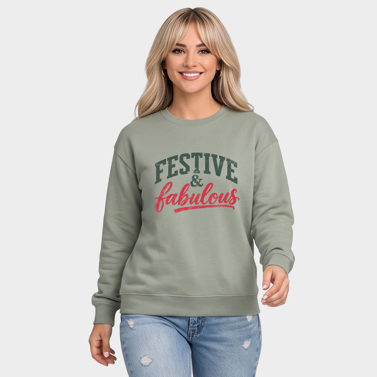 Festive & Fabulous - Women's Graphic Sweatshirt