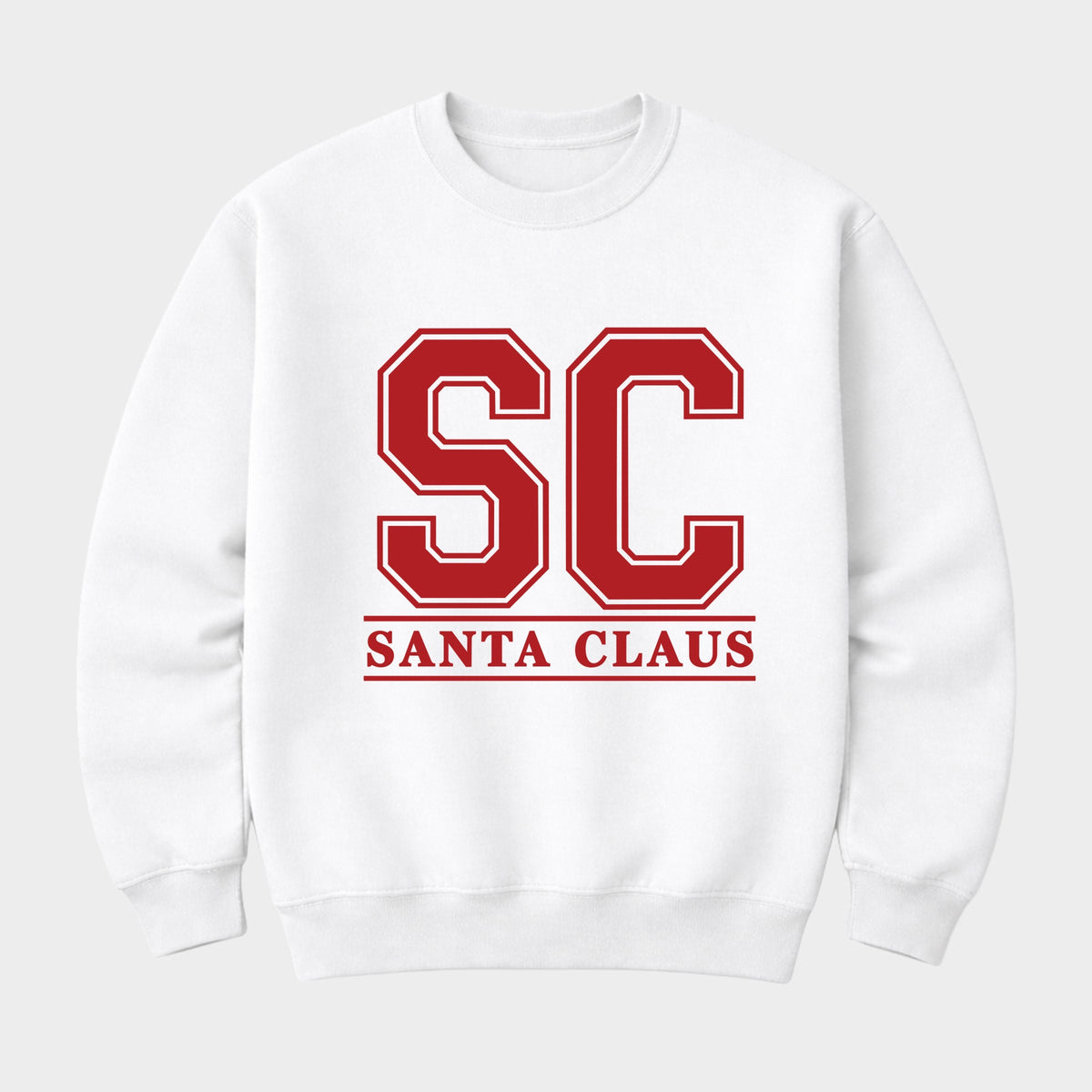 Santa Claus Initials - Men's Graphic Sweatshirt