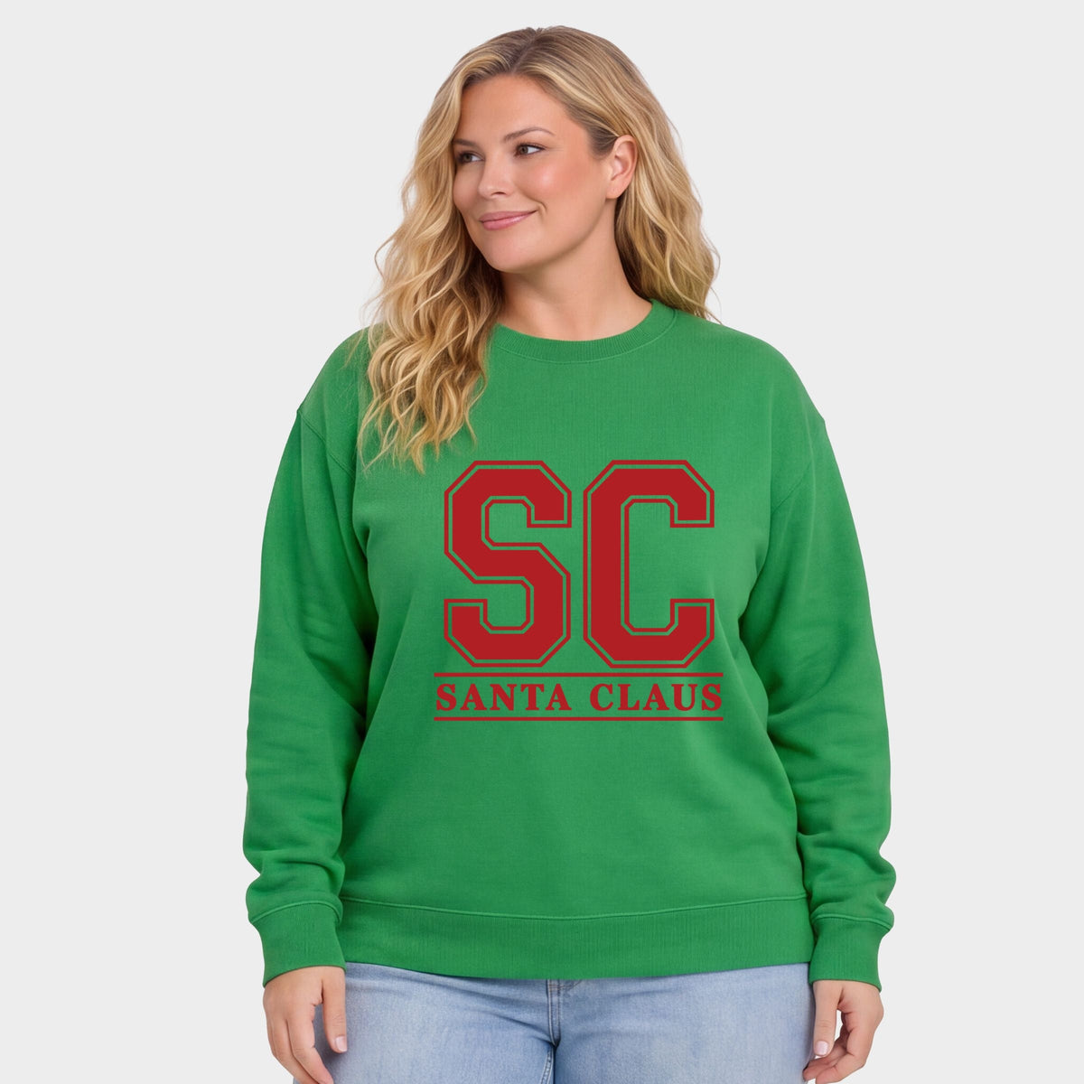 Santa Claus Initials - Women's Plus Sweatshirt