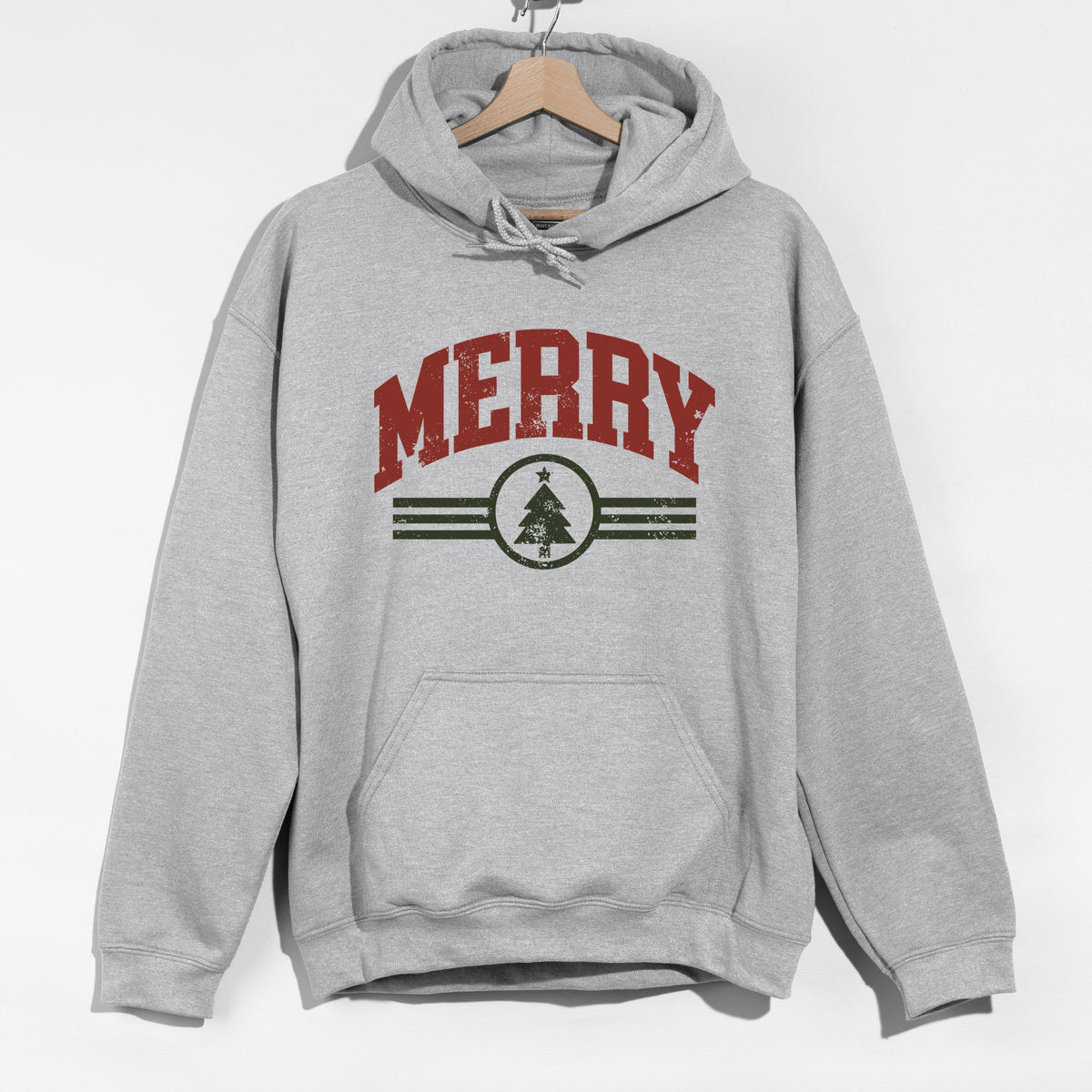 Merry Arched Tree - Men's Graphic Hoodie