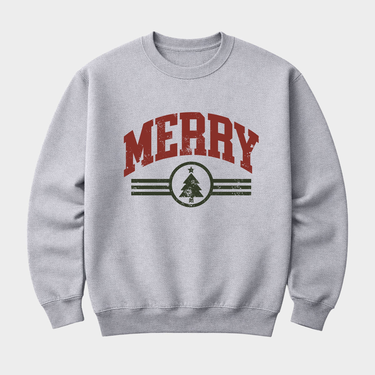 Merry Arched Tree - Men's Graphic Sweatshirt