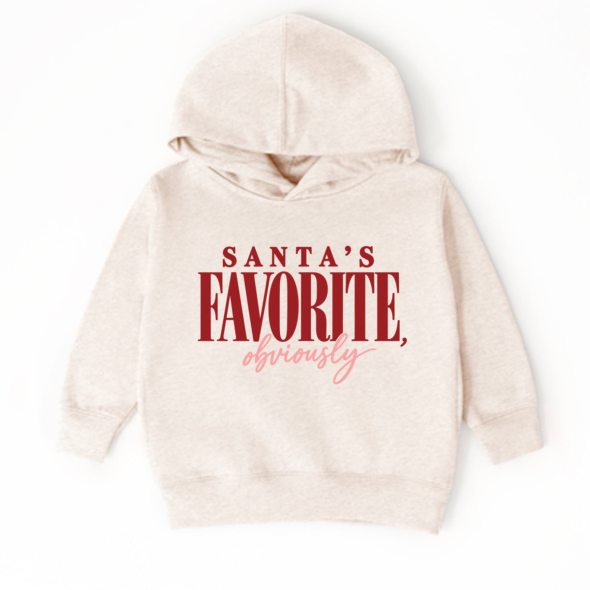 Santa's Favorite, Obviously - Toddler Hoodie