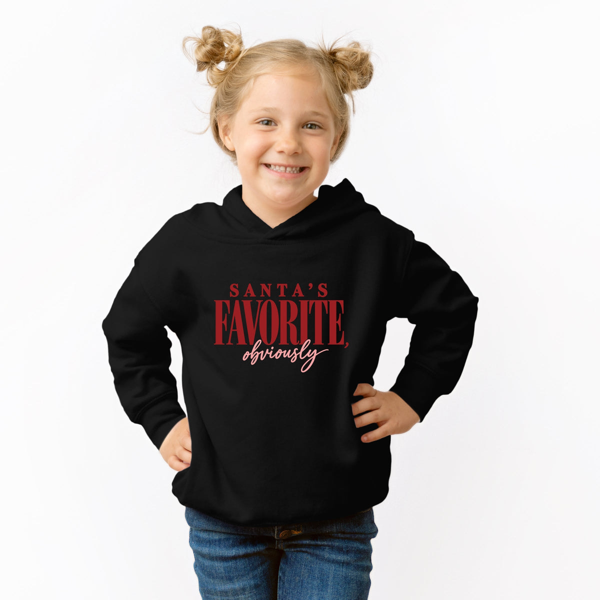 Santa's Favorite, Obviously - Toddler Hoodie