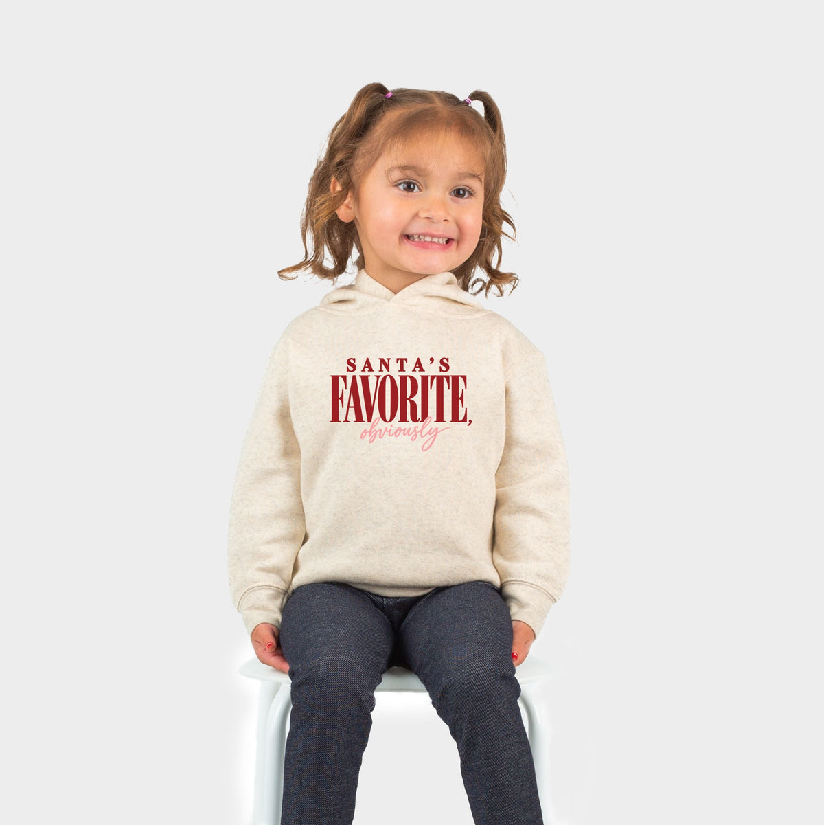 Santa's Favorite, Obviously - Toddler Hoodie