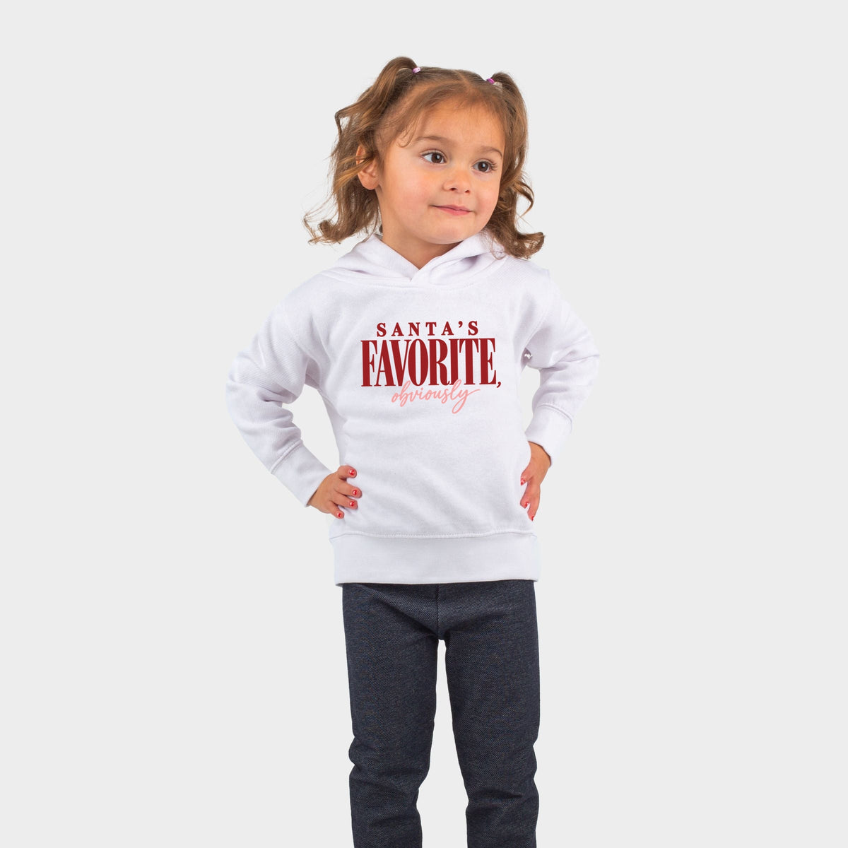 Santa's Favorite, Obviously - Toddler Hoodie