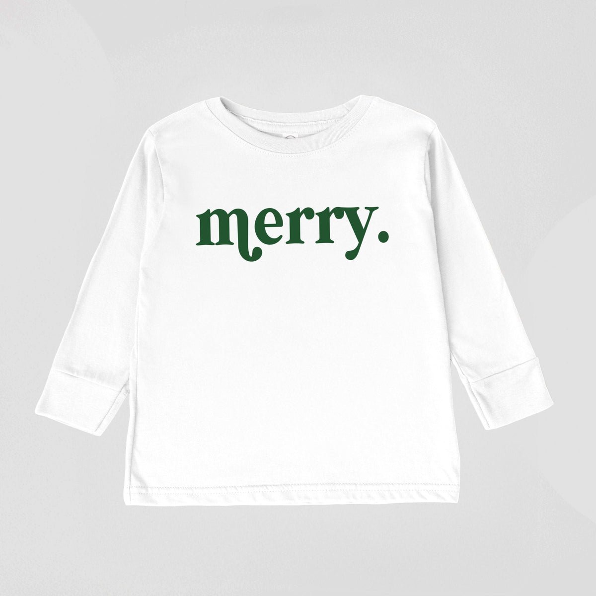 Merry Green - Toddler Long Sleeve Graphic Tee