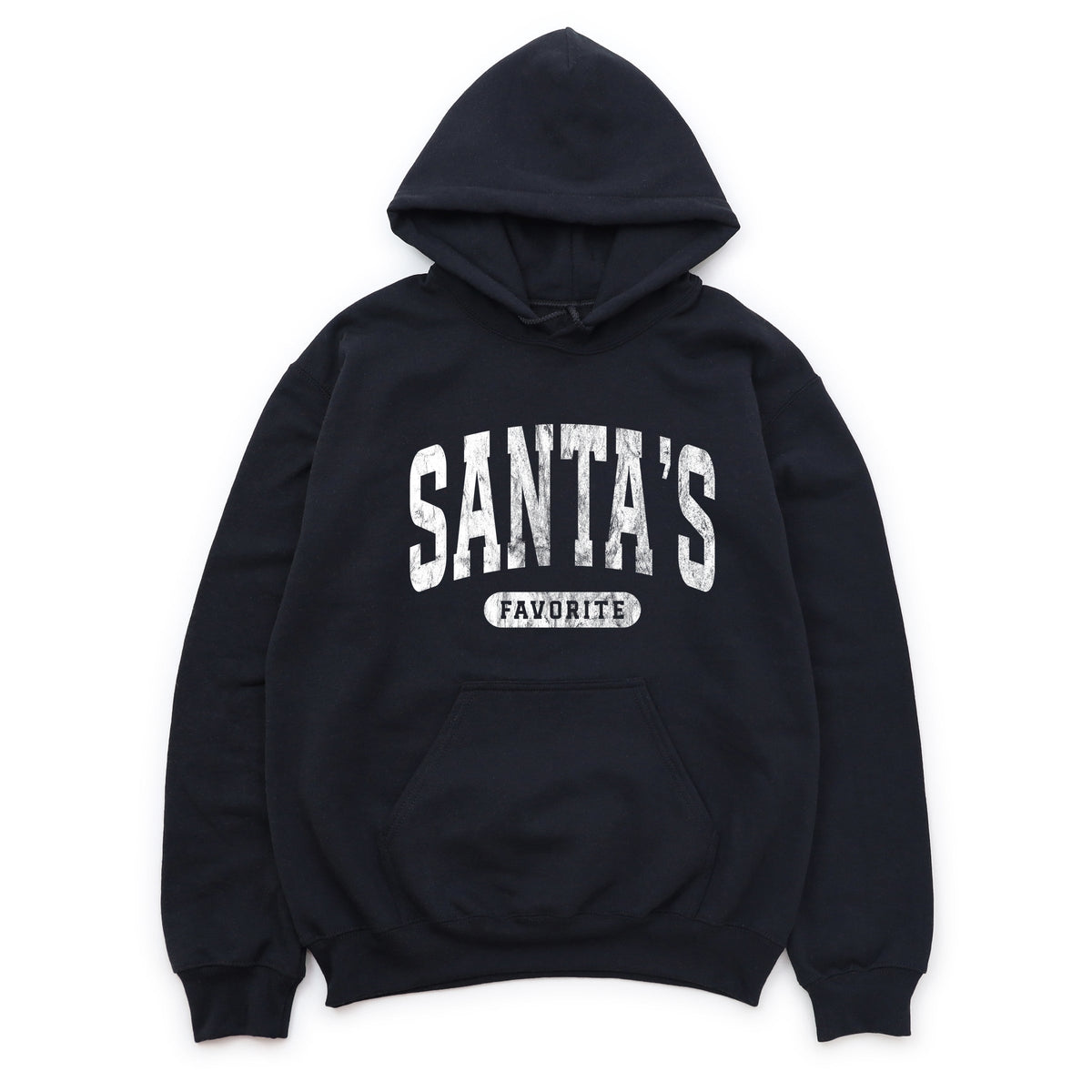 Santa's Favorite Arched Bold - Women's Graphic Hoodie