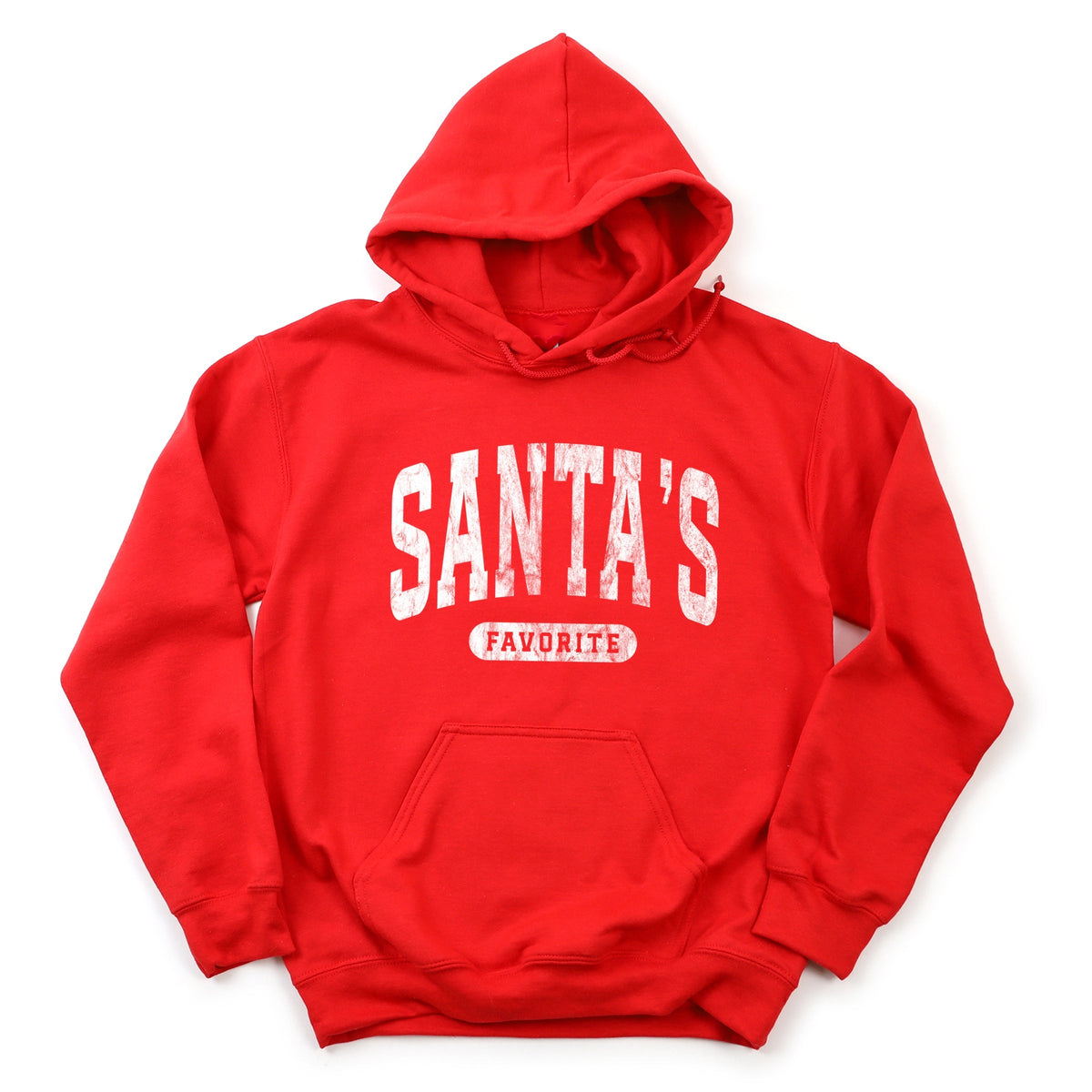 Santa's Favorite Arched Bold - Women's Graphic Hoodie