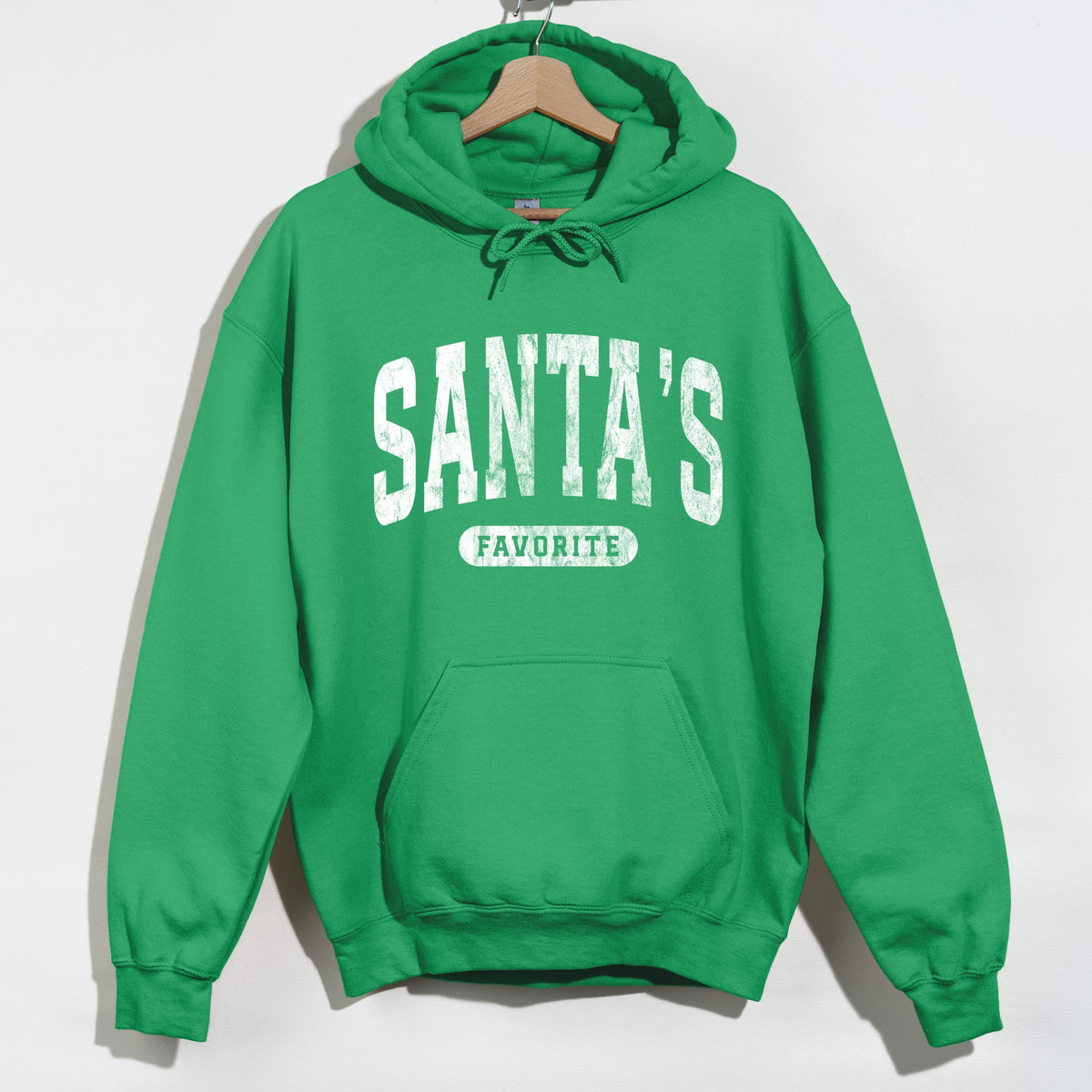 Santa's Favorite Arched Bold - Women's Graphic Hoodie