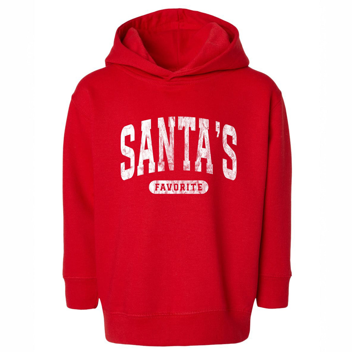 Santa's Favorite Arched Bold - Toddler Hoodie